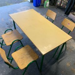 School Table and Chairs