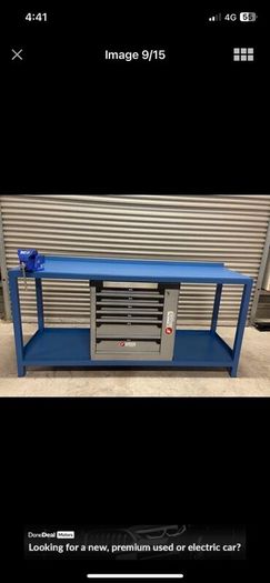 Powder coated Work bench