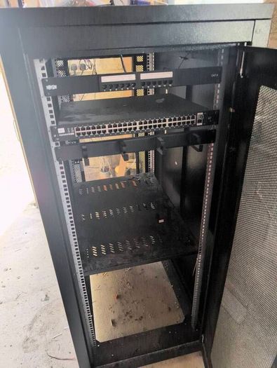 Comms Cabinet + Ubiquiti Switch