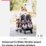 Universal Co Rider Stroller board for single or double strollers Image 7