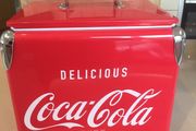 Coca Cola Metal Cooler Ice Chest New in the original box