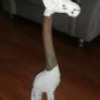 wooden giraffe  ornament 23in Image 2