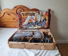 Vintage 2006 mega blocks pirates of the Caribbean At world end 1067 Flying Dutchman Brand new sealed