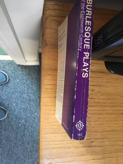 Burlesque plays of the Eighteenth Century- edited by Simon Trussler