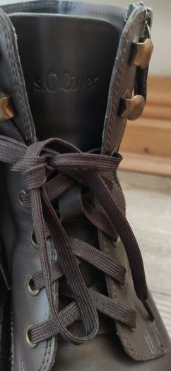 S. Oliver leather ankle boots size 39/6