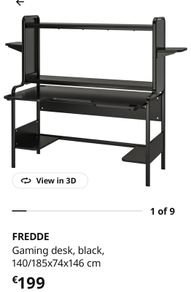 Ikea desk Fredde