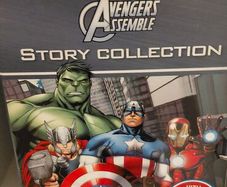 Marvel avengers book set and figure