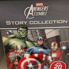 Marvel avengers book set and figure