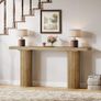 160cm Console Table, Extra Long Narrow Sofa Table, Wooden Hallway & Entryway Table, Modern Farmhouse Table for Living Room Image 6