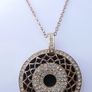 Absolute Jewellery Gold Plated Unique Pendant and Chain Image 2