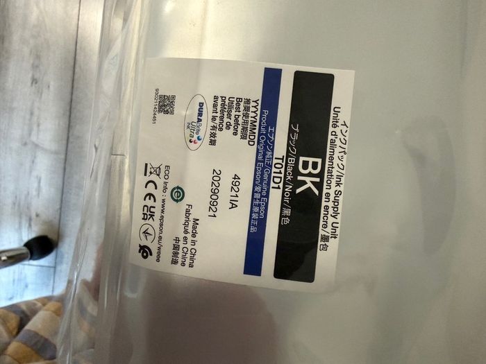 Epson T01D1 (C13T01D100) extra high capacity black ink cartridge (original Epson)
