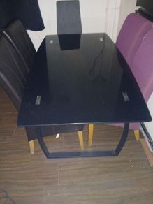 dining table and chairs