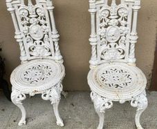 coalbrookdale chairs x4