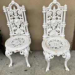 coalbrookdale chairs x4