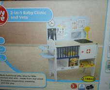 Toy vet and baby clinic