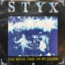 STYX Limited Edition purple vinyl too much time on my hands 7" in vg+ condition Image 3