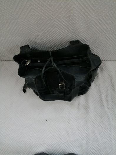 Getulio Black Leather Bag