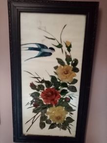 Floral relief