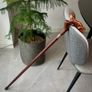 Unique Handmade Walking Stick, Fox Handle, Never Used Image 4