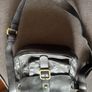 black leather bag Image 7