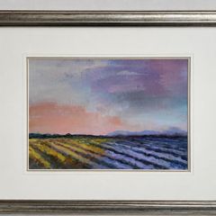 Beautiful Original Landscape Painting Professionally Framed - Ready to Hang