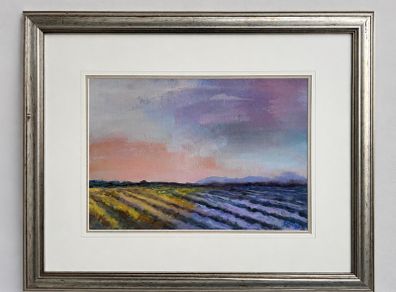 Beautiful Original Landscape Painting Professionally Framed - Ready to Hang