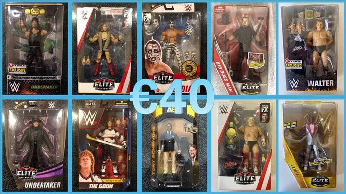 wwe elite wrestling figures rare NEW