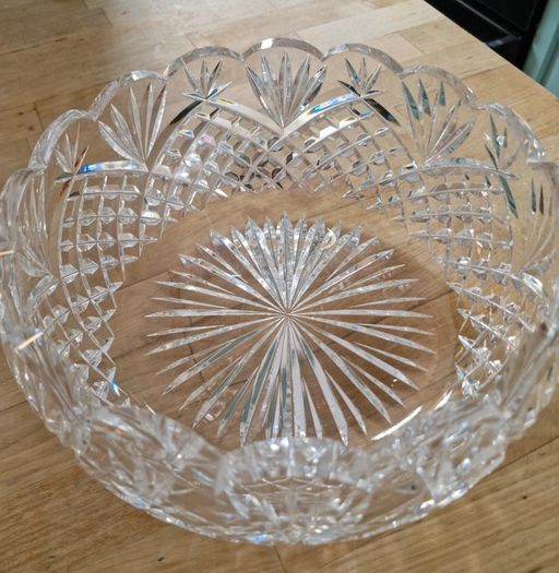Stunning Vintage 9inch Waterford Crystal Serving Bowl