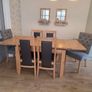Extendable Dining table and chairs Image 4