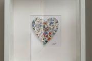 Handmade Framed Mosaic Heart