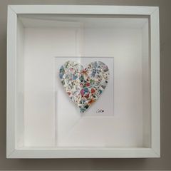 Handmade Framed Mosaic Heart