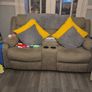 Corner sofa with recliner and 2-seater Image 4