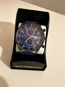 Crosshatch Chronograph Watch