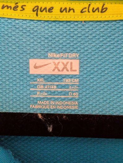 FC Barcelona 2007/08 Away Shirt Nike Camp Nou 50th Anniversary