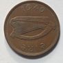 Rare 1940 Irish Pre-decimal Penny coin Image 2
