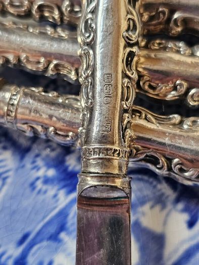 Antique Sterling Silver Butter Knives