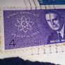 USA Stamps 1963. Hammarskjold, Project Mercury, Atomic Energy Act. Image 4