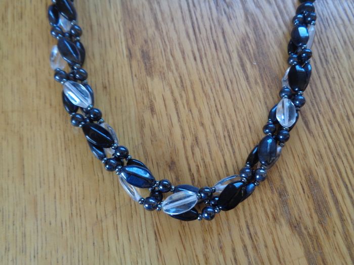 Vintage Art Deco Beaded Necklace for Sale