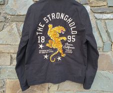 The Stronghold jacket tiger embroidered M black