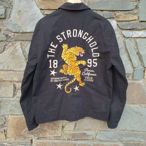 The Stronghold jacket tiger embroidered M black