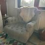 Comfy grey armchair Image 3