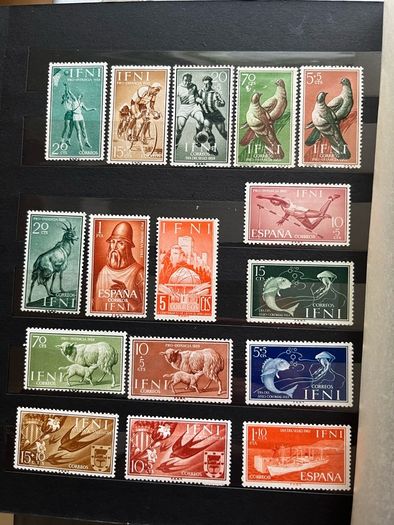SPAIN Colonies album with stamps