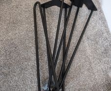 Black table legs