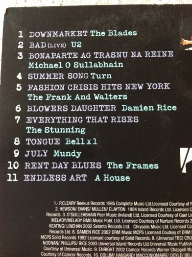 Dave Fanning's Best of Irish Rock. Vol 1 CD