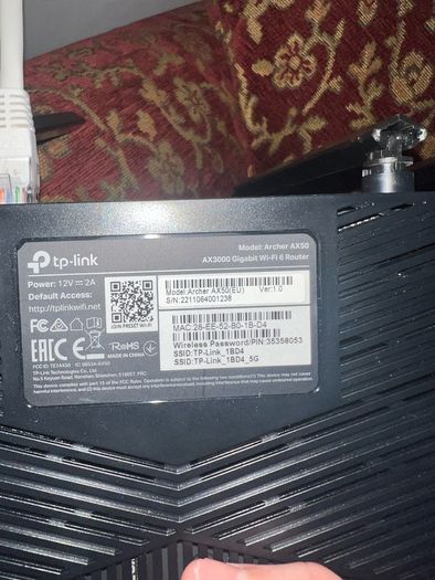 Tp-link Ax3000 Wifi6 Ax50