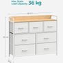 Industrial design with 7 drawers (Cloud white Oak beige) FREE P&P Image 2