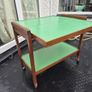 Trolley/folding Table model Vintage Teak Midcentury metamorphic table folding trolley Image 5