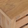 TV Cabinet 120x30x40 cm Solid Teak Wood Image 2
