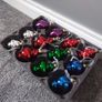 Retro Vintage Style Christmas Baubles one Box of x12 Glass Ornaments Image 8