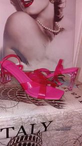 Pink High Heels Size 8